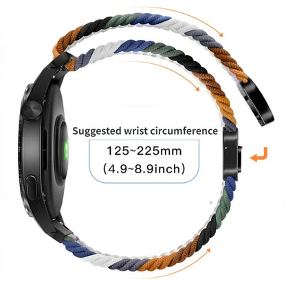 Watch Strap For Huami Amazfit Balance 2 Band GTR 4 2 2E GTR3 Pro/GTS 4/3/2 mini/Bip 3 6 U S Braided Magnetic Bracelet