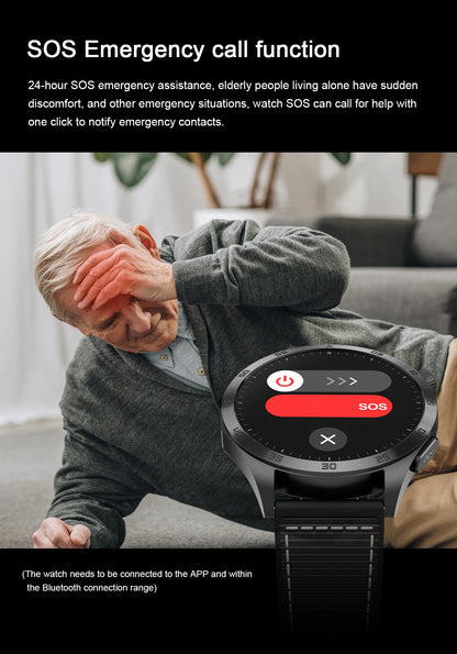 Huawei ECG+PPG Laser Treatment Health Smart Watch Three highs Clock Blood pressure Heart rate Men HD Call Bracelet