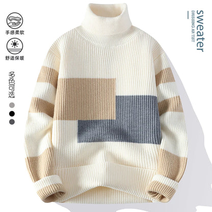Sweaters men winter korean style mens casual turtleneck warm sweater mens fashion sweaters Men's wool pullovers male