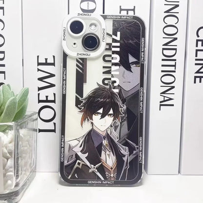 Case for Iphone 17 16 15 Pro Max 11 12 13 14 Pro Max 16e 17 Air 17Pro 16 Plus 13 Mini 16Pro Cover Wanderer Hu Tao Genshin Impact