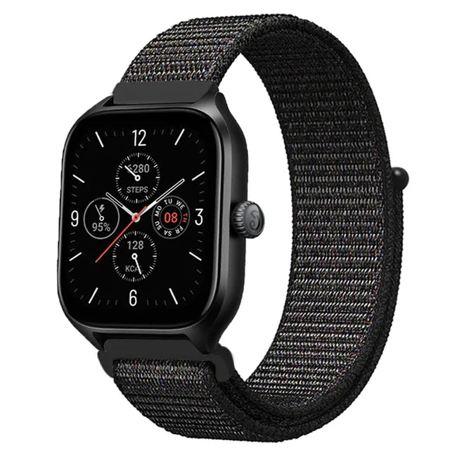 Nylon Loop Strap for Amazfit GTR 47mm/GTR2/2e/3/3 Pro/4/GTS/2/mini/3/4 Bracelet for Amazfit Balance/bip 5/Stratos 2 2S