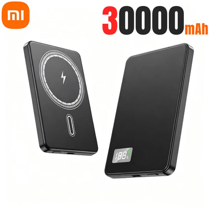 500000mAh Magnetic Power Bank Portable Wireless PD22.5W Fast Charging External Battery for Magsafe For iPhone Samsung