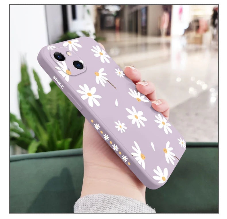 Plain Daisies Phone Case For iPhone 17 17 Air 16 16e 15 14 13 12 11 Pro Max Mini X XR XS MAXCover