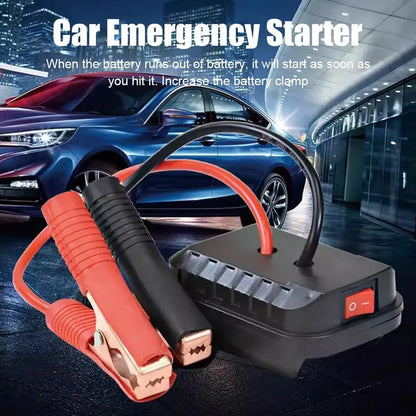 Car Lithium Battery Converter Charger Clip Auto Igniter Jump Starter For Makita Booster Cable Adapter Emergency Power DIY Tools