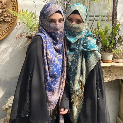 New Brand Autumn Pashmina Shawl Lady Wrap Headscarf Warm Winter Muslim Scarves Design Print Female Foulard Cotton Stoles Scarf