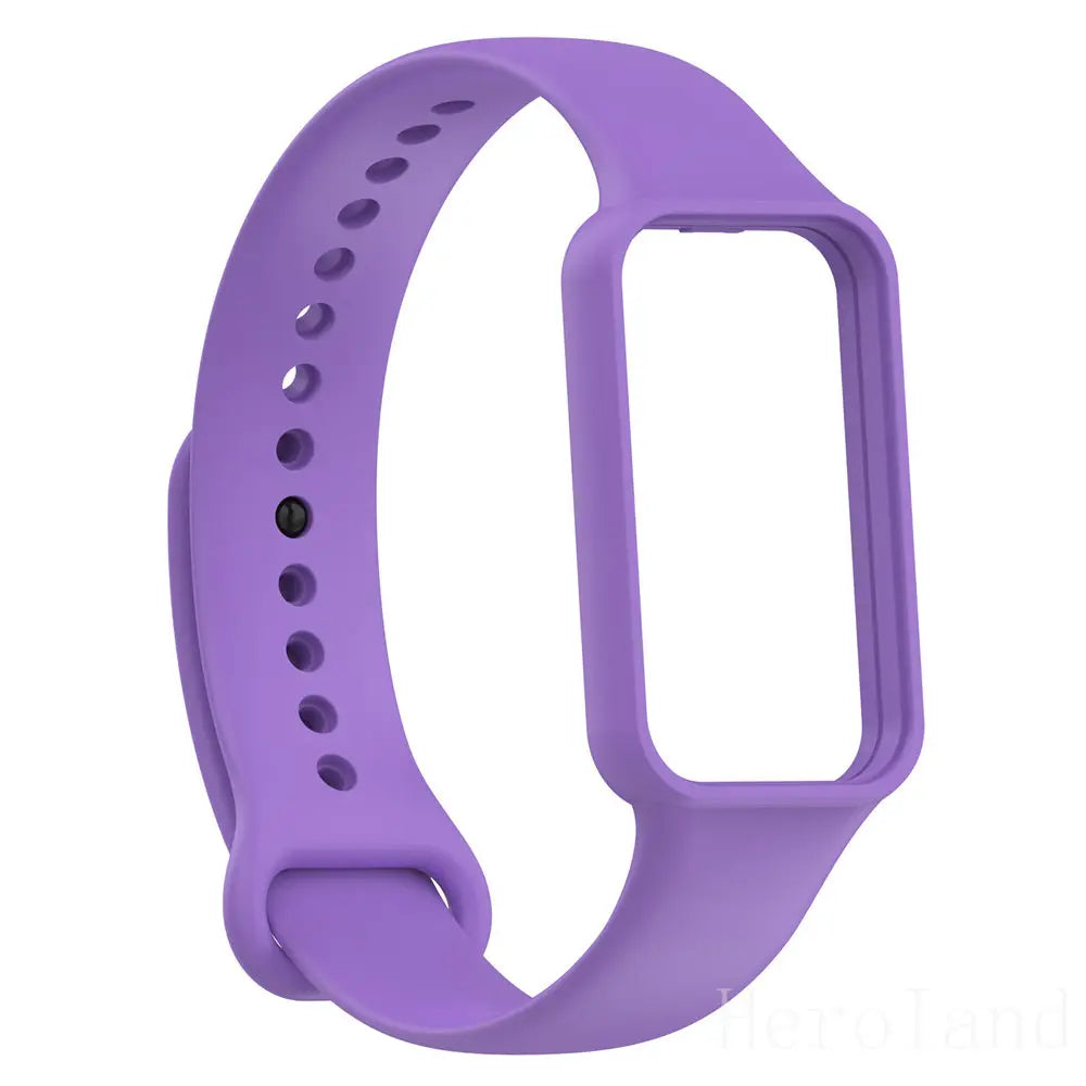 Silicone WatchStrap For Huami Amazfit Band 7 SmartWatch Band Bracelet Soprt Wristband For Amazfit band7 Strap Buckle new