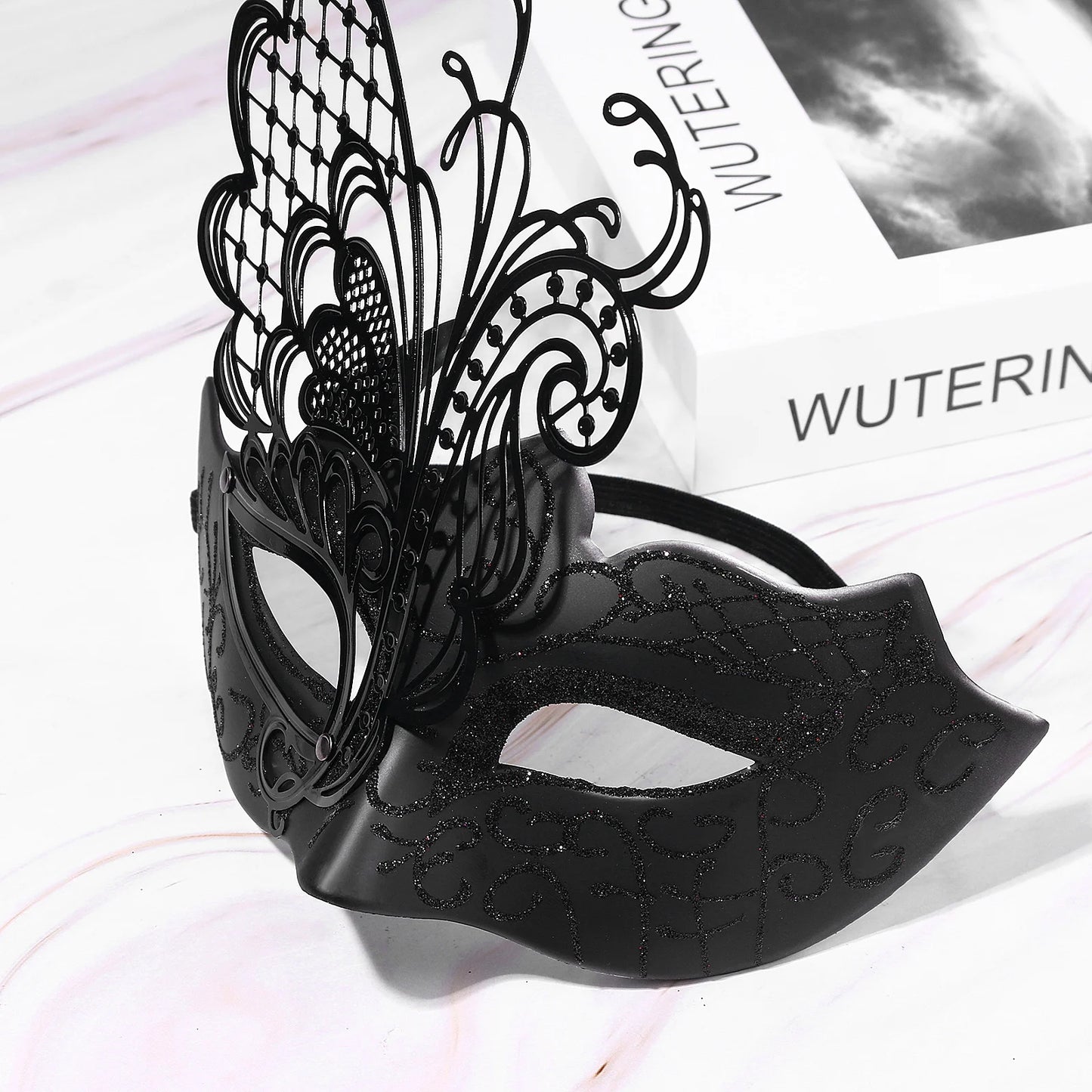 Masquerade Ball Mask Venetian Metal Mask Mystery Fashion Carnival Mask Halloween Party Costume Ball Mask