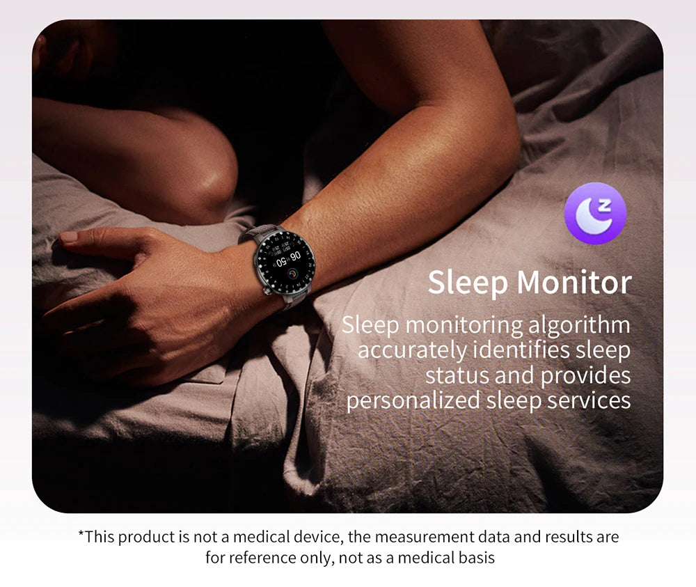 KUMI GT6 Pro 1.3" 360*360 AMOLED Smart watch 100+Sport Modes IP68 waterproof Bluetooth call Sleep Healthy Monitor for iOSAndroid