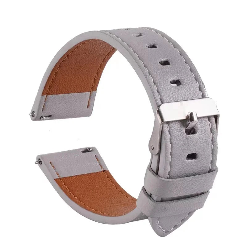 Strap For Amazfit Active/GTS 4 Mini/GTS 3/GTS 2/GTS 2E Leather Band Bracelet For Amazfit GTR 42mm/Mini Watchband Wristband