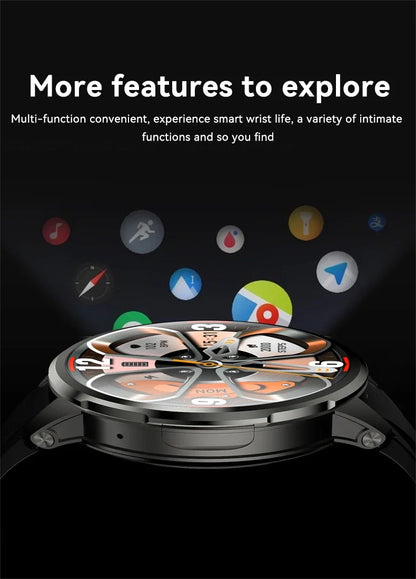 Full Network GPS WIFI Smart Watch Men 8GB+128GB RAM 1.95 inch AMOLED Screen 900W Camera Google APPS Smartwatch Android 9.0