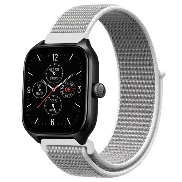 Nylon Loop Strap for Amazfit GTR 47mm/GTR2/2e/3/3 Pro/4/GTS/2/mini/3/4 Bracelet for Amazfit Balance/bip 5/Stratos 2 2S