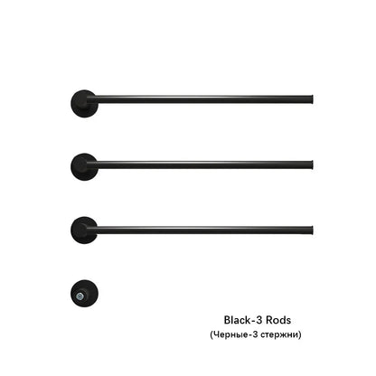 Brushed Gold Electric Heated Towel Rail Stainless Steel Towel Dryer Hidden Cable Electric Towel Rack Towel Radiator Towel Warmer