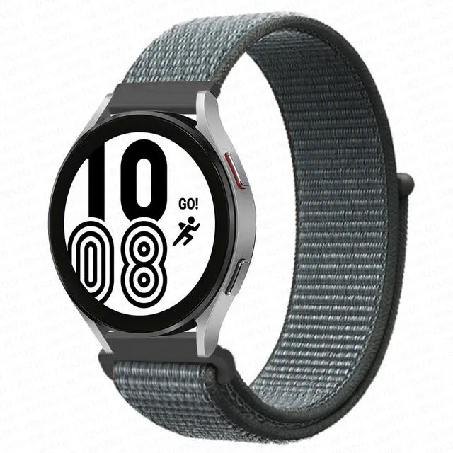 Nylon Loop Band For Samsung Galaxy Watch 6 4 7 classic/5 Pro/active 2/Gear S3 20mm/22mm Bracelet Huawei watch GT 2e 3 pro strap