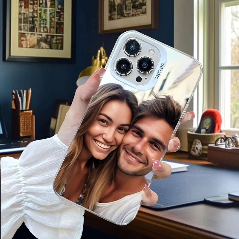 For iPhone 17 16 15 14 13 12 11 Pro Max Mini SE 2020 2022 XS XR 7 8 Plus DIY photo design customized case IMD Shockproof Cover