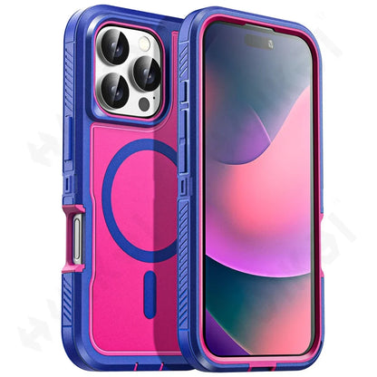 Case For iPhone 17 16 15 14 13 12 11 Pro XR Max Plus Heavy Duty Shockproof Anti-Scratch Rugged Protective with Kickstand Cover