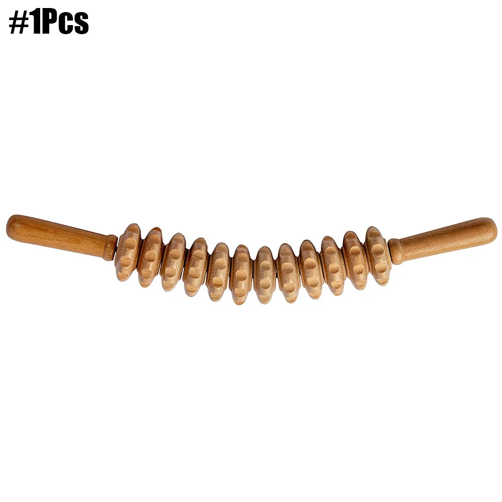 Body Wood Therapy Complete Kit Wooden Maderotherapy Kit for Reductive Massage Colombian Wood Therapy Tools for Body Contour Tool