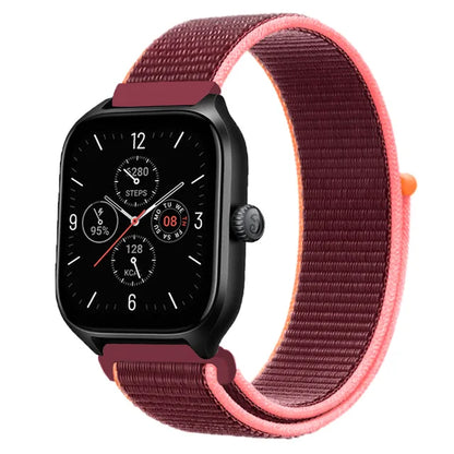 Nylon Loop Strap for Amazfit GTR 47mm/GTR2/2e/3/3 Pro/4/GTS/2/mini/3/4 Bracelet for Amazfit Balance/bip 5/Stratos 2 2S