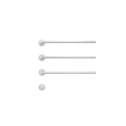 Brushed Gold Electric Heated Towel Rail Stainless Steel Towel Dryer Hidden Cable Electric Towel Rack Towel Radiator Towel Warmer