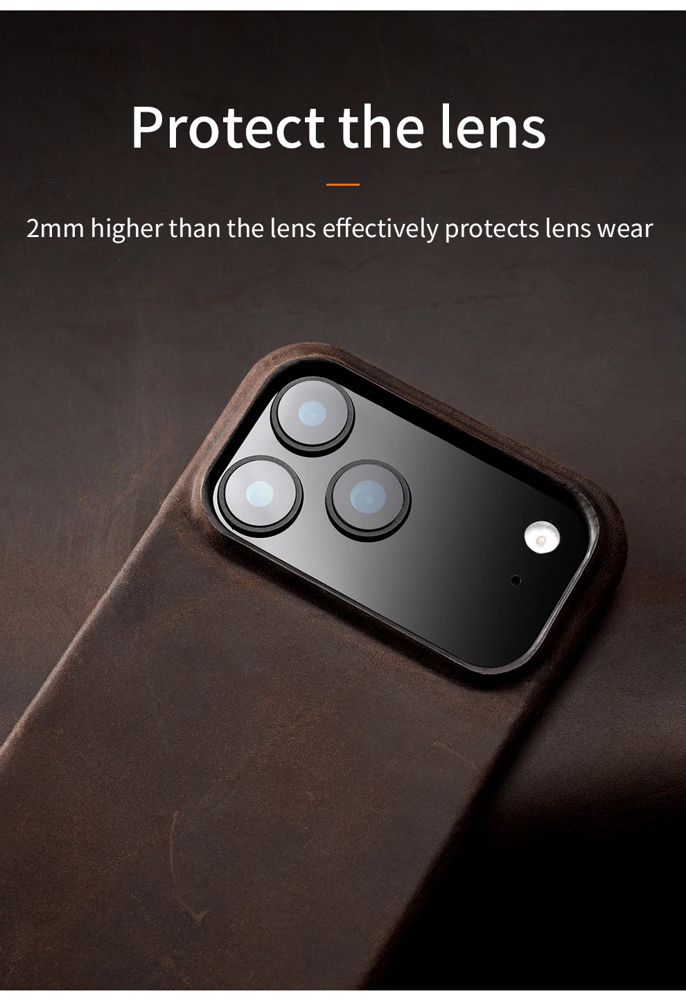 Case for iPhone 15 16 17 Pro Max 17Pro 17 Air 16Pro Retro Luxury Genuine PULL-UP Leather Magnetic Phone Back Cover