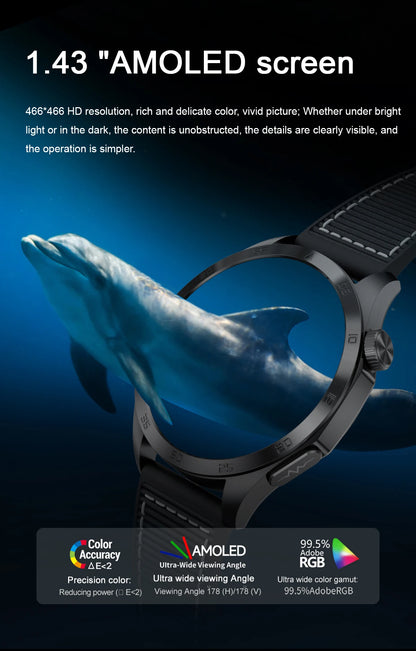 Huawei ECG+PPG Laser Treatment Health Smart Watch Three highs Clock Blood pressure Heart rate Men HD Call Bracelet