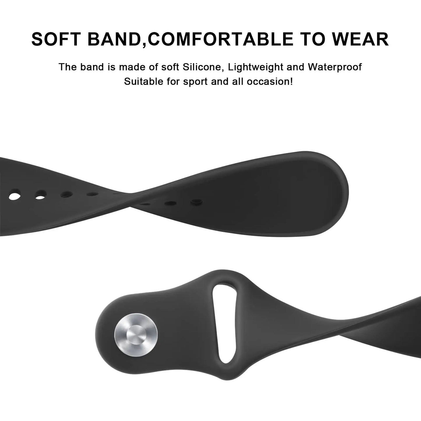 Silicone band For Amazfit GTS 3/2/2e/GTS2 Mini/GTR 42mm/47mm/bip/GTR 3 Pro/2/2e Sport Bracelet For HUAWEI Watch strap