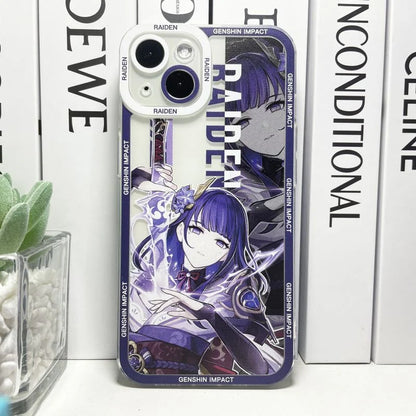 Case for Iphone 17 16 15 Pro Max 11 12 13 14 Pro Max 16e 17 Air 17Pro 16 Plus 13 Mini 16Pro Cover Wanderer Hu Tao Genshin Impact