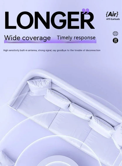 ACEFAST T9 Bluetooth Earphone Wireless IPX4 Waterproof Headset Gift 5.3 Stereo Surround Noise Reduction Hi Res Office Earbuds