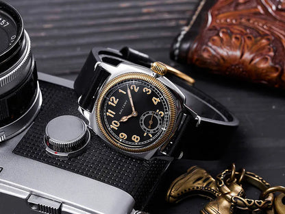 Baltany S4036F 36MM 1926S Oyster Tribute Watch Man Stainless Steel Waterproof Vintage Gold Bezel Automatic Mechanical Watches