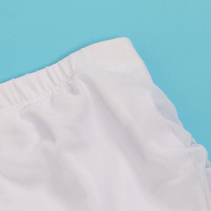 Slimming Mesh Splice Bum Covering Visibility Elastic Off-Shoulder 2-Piece Set European And American Style