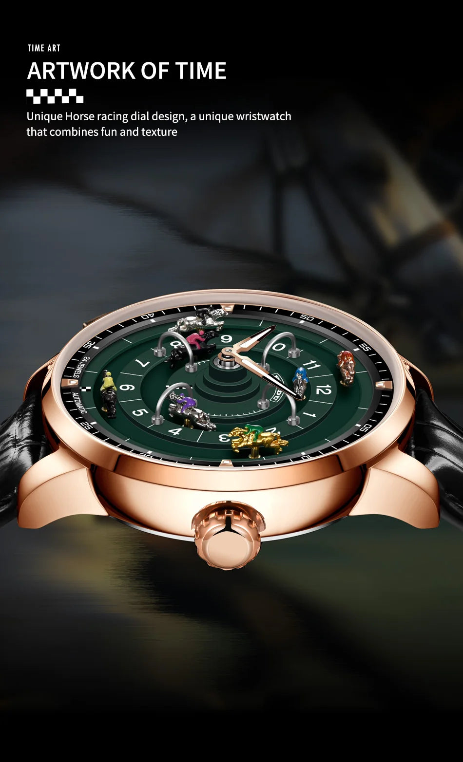 Pindu player horse racing series men's mechanical European roulette horse racing game fully automatic sports design party watch