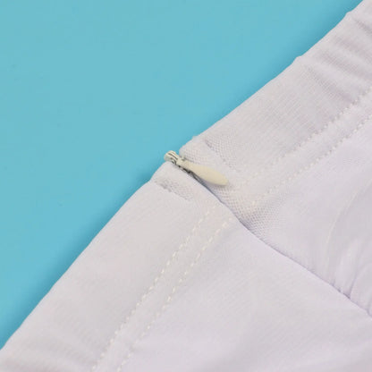 Slimming Mesh Splice Bum Covering Visibility Elastic Off-Shoulder 2-Piece Set European And American Style