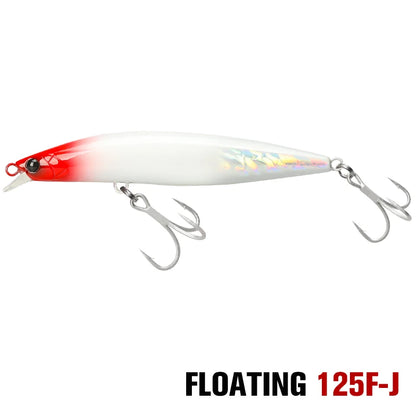 Ultra Long Casting Floating Minnow 125mm 25g High Strength Saltwater Seabass Artificial Hard Baits
