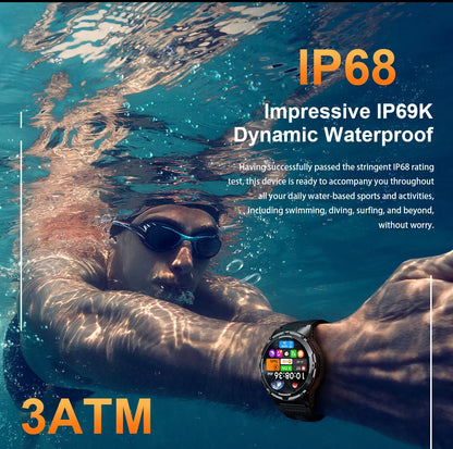GPS Smart Watches 2025 New For Xiaomi IOS Military Smartwatch Men 3ATM Waterproof 100+ Sport Modes Built-in NFC BT Call Watches