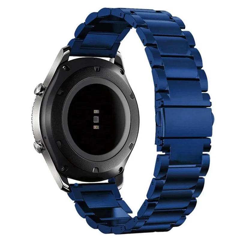 Samsung Galaxy Watch 3 4 5 45mm Gear S3 46mm 42mm Active2 40 44mm Stainless Steel Strap for Amazift BIP 2 GTR
