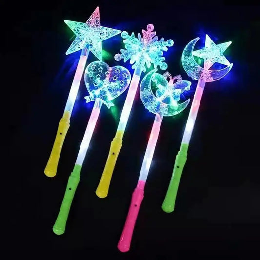 Light Up Flashing Wand Glow Sticks Glow Wand Christmas Halloween Glow Sticks Party Wand Costume Accessories Party Decorations