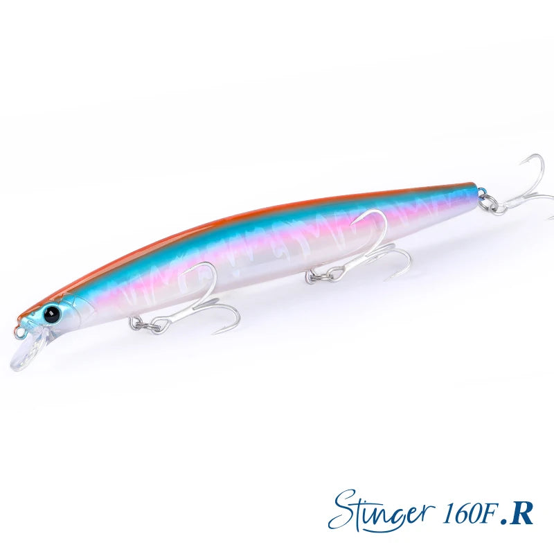 Floating Minnow Fishing Lure DW110 STINGER 163mm 31g Sea Fishing Hard Bait Piura Seabass Baits