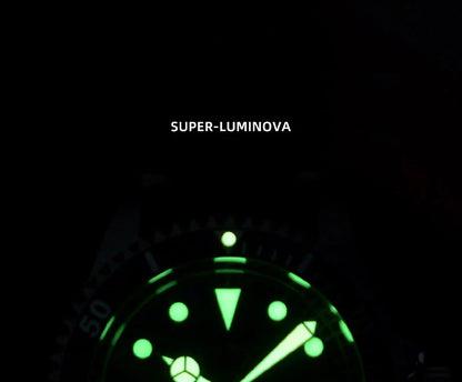 Baltany Men Automatic Watch 39mm Mechaical Wristwatch Sapphire Diver 20ATM Waterproof C3 Luminous NH38 Ceramic Bezel