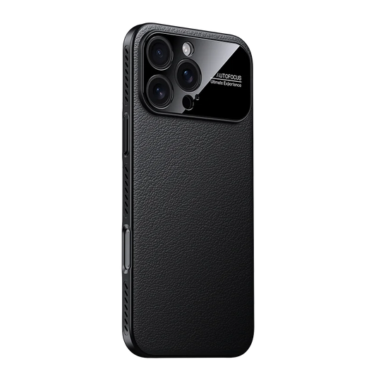 Luxury Ultra Thin Solid Color Leather Heat Dissipation Magsafe Phone Case for iPhone 17 16 15 14 Pro Max Light Grip Bumper Shell