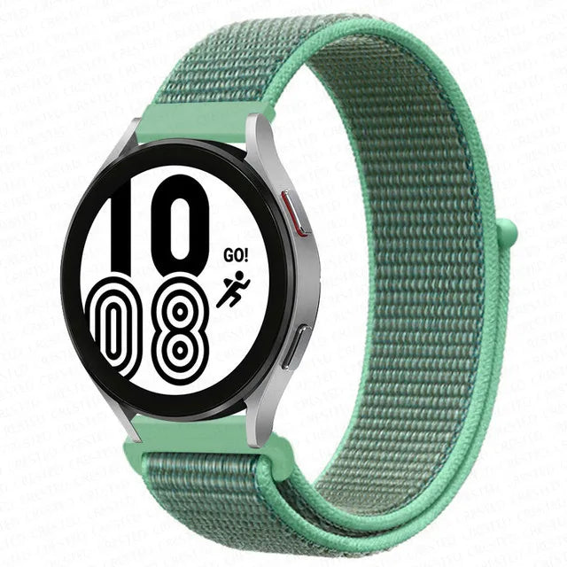 Nylon Loop Band For Samsung Galaxy Watch 6 4 7 classic/5 Pro/active 2/Gear S3 20mm/22mm Bracelet Huawei watch GT 2e 3 pro strap