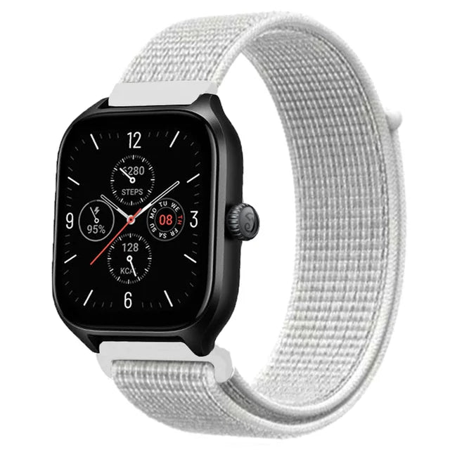 Nylon Loop Strap for Amazfit GTR 47mm/GTR2/2e/3/3 Pro/4/GTS/2/mini/3/4 Bracelet for Amazfit Balance/bip 5/Stratos 2 2S