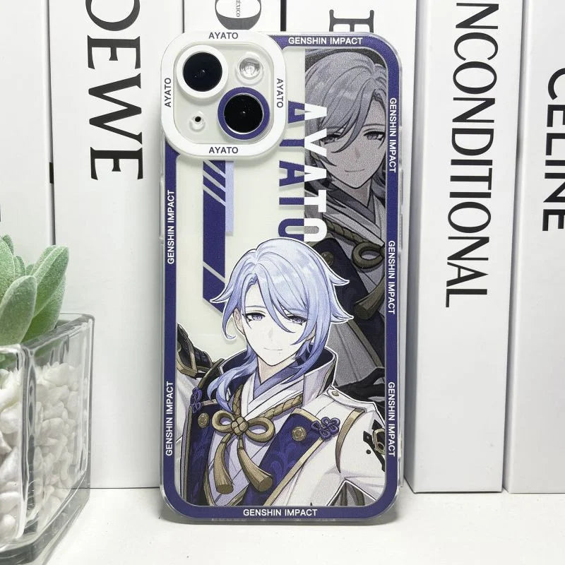 Case for Iphone 17 16 15 Pro Max 11 12 13 14 Pro Max 16e 17 Air 17Pro 16 Plus 13 Mini 16Pro Cover Wanderer Hu Tao Genshin Impact
