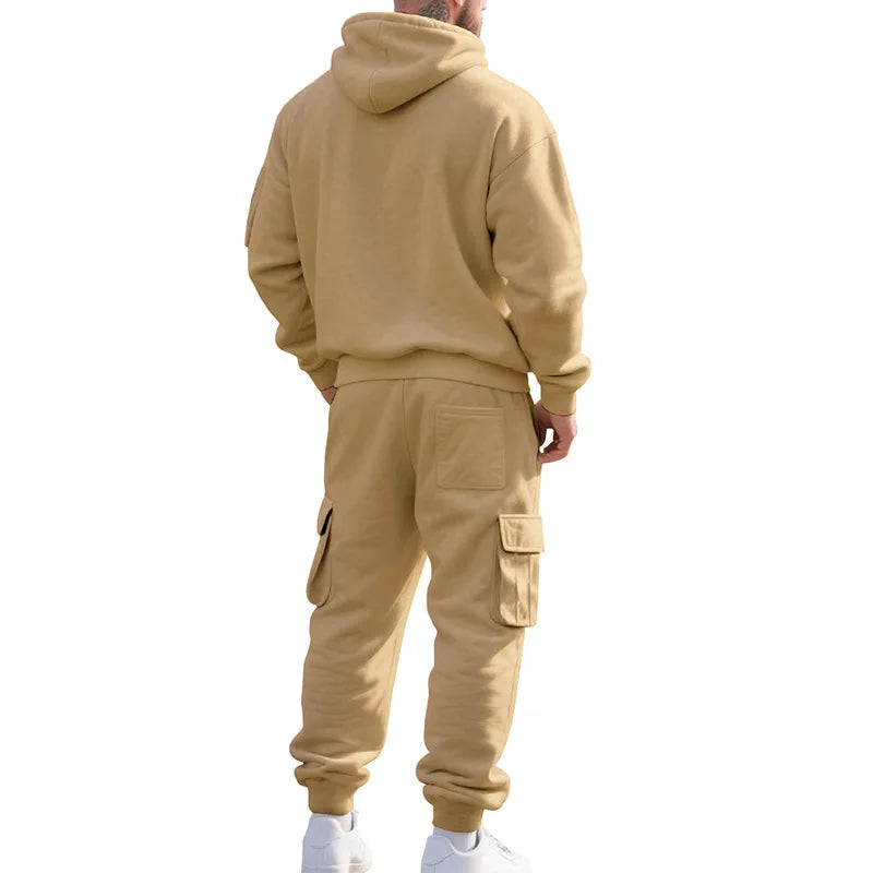 Men's Tracksuits 2 Piece Long Sleeve Athletic Full Zip Sweatsuits Jogging Suit Set Casual Outdoor Streetwear Sport Tracksuit Set