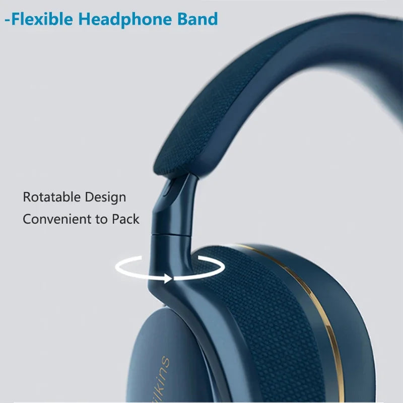 Original Bowers&Wilkins Px7 S2 Over Ear Earphones - New Advanced Noise Cancellation, Slim&Lightweight 15-Min Quick Charge