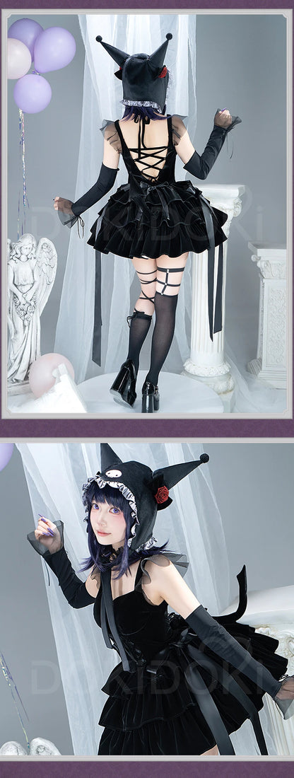 Kitagawaa Marinn Cosplay Costume Anime Cosplay【S-2XL】Women Halloween Cute Lolita Dress Kuroee Shizukuu Plus Size