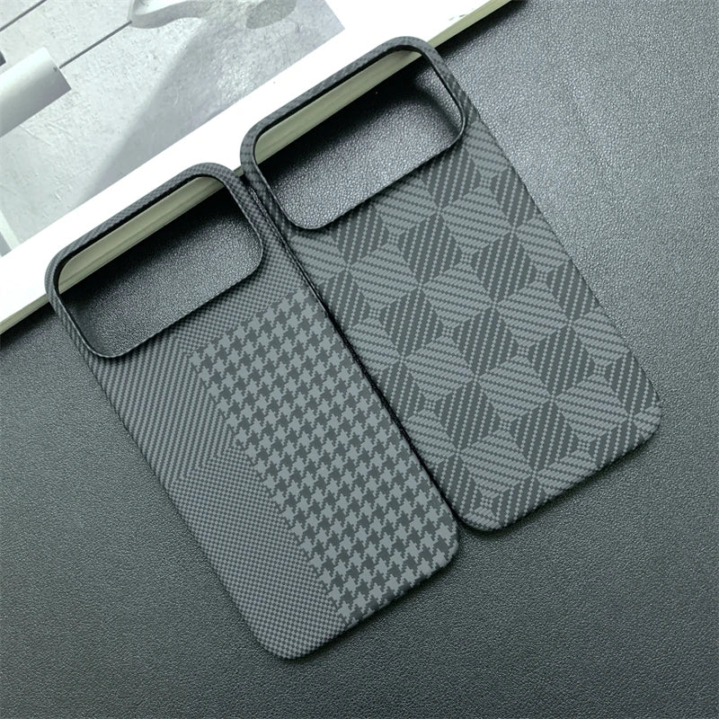 Case for iPhone 17 Pro Max 16 15 14 13 Luxury Checkered Pattern Contrast Color Bumper Cover