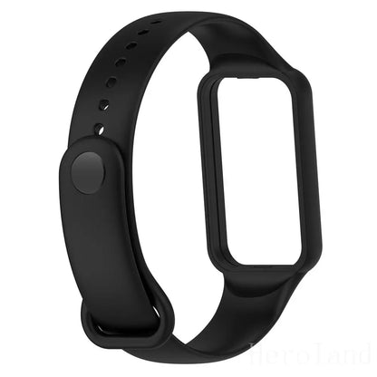 Silicone WatchStrap For Huami Amazfit Band 7 SmartWatch Band Bracelet Soprt Wristband For Amazfit band7 Strap Buckle new
