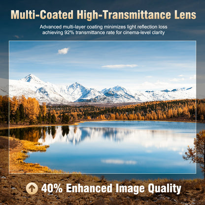 Magcubic HY310 Auto Focus Projector 1080P Native 4K 330ANSI Android 11 WiFi6 BT5.4 Mini Outdoor Movie Projector with Air Mouse