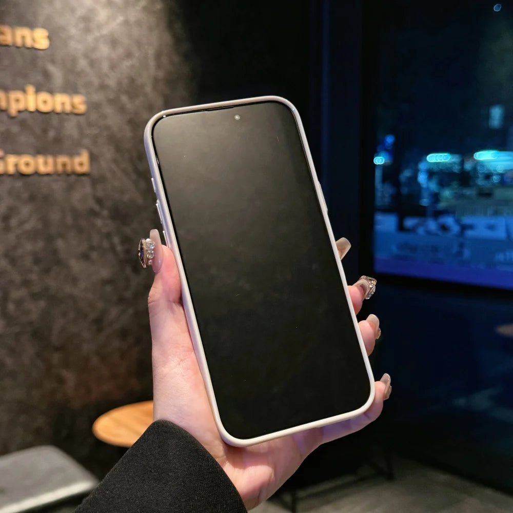 Luxury Glitter Bling Ultra Thin Phone Case For iPhone 17 16 15 14 Plus 17 Pro Max Magsafe Wireless Charge Shockproof Hard Cover