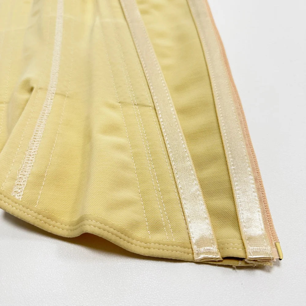 Body Shaper Shapewear Women Vest Tops Double Compression Waist Trainer Corset Adjustable Zipper and Hook-eyes