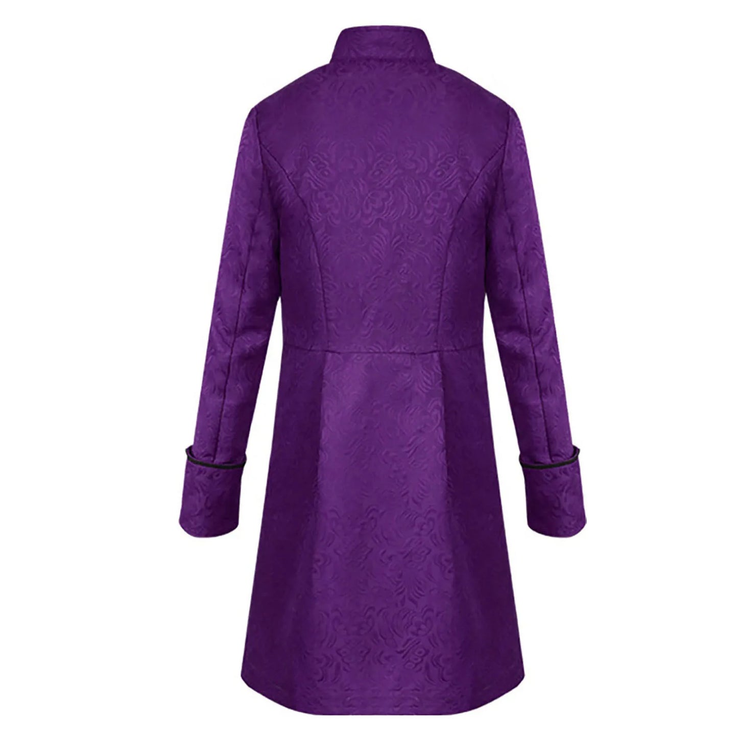 Men Steampunk Gothic Victorian Jacket Vintage Tailcoat Medieval Frock Coat Uniform Renaissance Halloween Pretend Play Costume